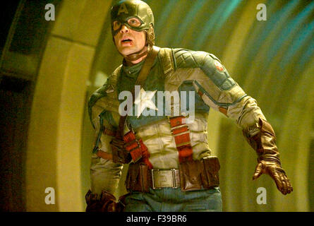 CAPTAIN AMERICA : LE PREMIER VENGEUR 2011 Paramount Pictures film avec Chris Evans Banque D'Images