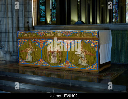 La Cathédrale St Patrick Dublin frontal autel Banque D'Images