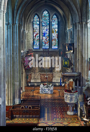 La Cathédrale St Patrick Dublin transept nord Banque D'Images