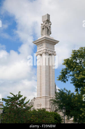 Monument de la Constitution de Cadix, Espagne Banque D'Images