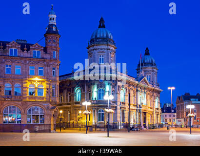 Le Musée Maritime à la brunante, Kingston Upon Hull, East Riding of Yorkshire, Angleterre, Royaume-Uni Banque D'Images