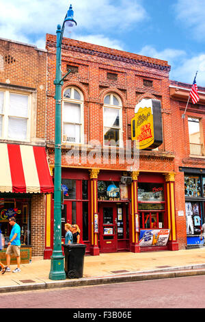 Palais du Roi Tap Room sur Beale Street à Memphis Tennessee Banque D'Images