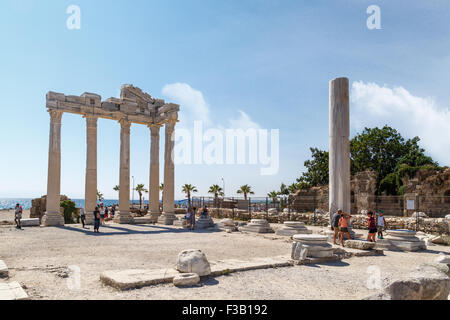 MANAVGAT, Antalya - 20 juillet 2015 : voir l'ancienne ville de Side, à Antalya qui est pensé pour être construits avant le 7ème siècle bc. Banque D'Images