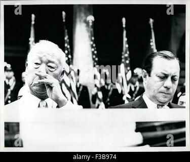 1959 - Président du coréen Syngman Rhee visiter New York. © Keystone Photos USA/ZUMAPRESS.com/Alamy Live News Banque D'Images