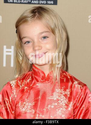 Shree Grace Crooks au niveau des arrivées pour AMERICAN HORROR STORY : Hôtel saison Premiere, Regal Cinemas L.A. Stade LIVE 14, Los Angeles, CA 3 octobre 2015. Photo par : Dee Cercone/Everett Collection Banque D'Images