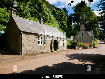 L'ancienne forge du village, Ford, Northumberland Banque D'Images