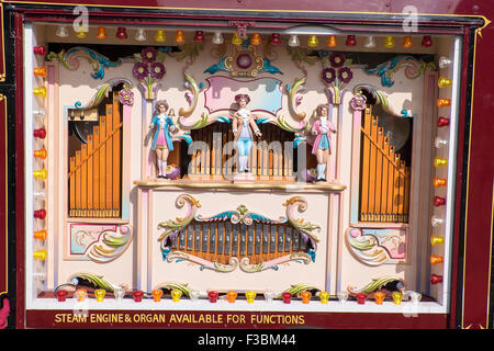 Orgue à tuyaux sur l'affichage à l'vinatge fair ground Banque D'Images