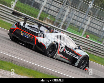 Monza, Italie, 2 octobre 2015 - Alvaro Parente sur McLaren 650s Crédit : Edoardo Nicolino/Alamy Live News Banque D'Images