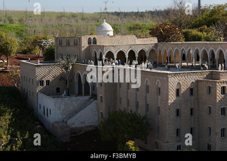 L'architecture à Jérusalem, Israël Mini Mini Israël est un parc de modèles réduit de sites et de construction en Israël, tous les modèles d'un Banque D'Images