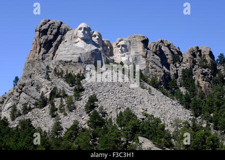 Mount Rushmore National Monument près de Keystone, Dakota du Sud Banque D'Images