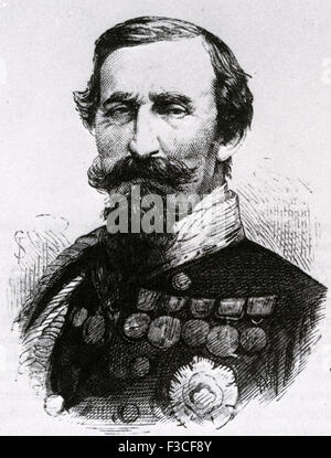 ALFONSO LA MARMORA(1804-1878) général et homme d'État italien Banque D'Images