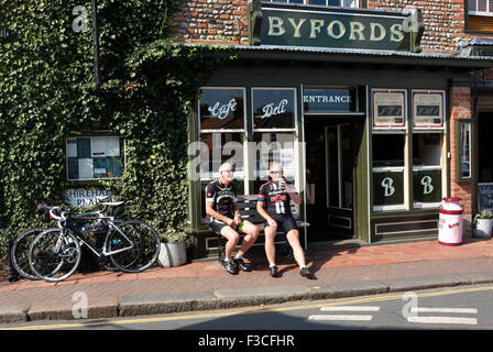 Byfords cafe restaurant, Holt, North Norfolk, Angleterre Banque D'Images