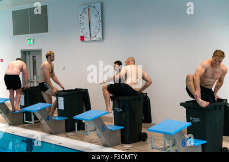 Newcastle, Royaume-Uni. 05Th Oct, 2015. Session de formation de l'Écosse, Coupe du Monde de Rugby 2015, Royal Grammar School, Newcastle, 5 octobre 2015 Crédit : Colin Edwards/Alamy Live News Banque D'Images