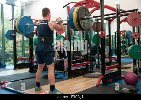 Newcastle, Royaume-Uni. 05Th Oct, 2015. Session de formation de l'Écosse, Coupe du Monde de Rugby 2015, Royal Grammar School, Newcastle, 5 octobre 2015 Crédit : Colin Edwards/Alamy Live News Banque D'Images