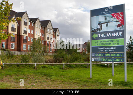 Barratt Homes for sale, dans 'l'Avenue' Buckshaw, Village Chorley, Lancashire, Banque D'Images