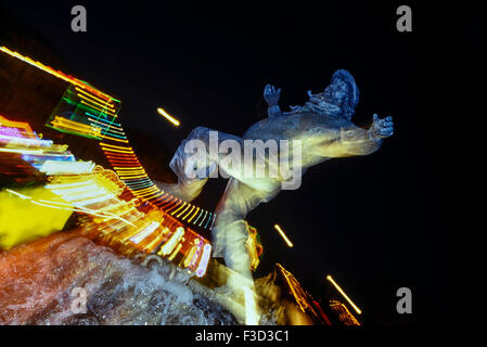 Illuminations de Skegness. Le Lincolnshire. L'Angleterre. UK Banque D'Images