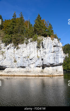 Rocky montagnes du Jura. Septembre 2014, la Suisse. Banque D'Images