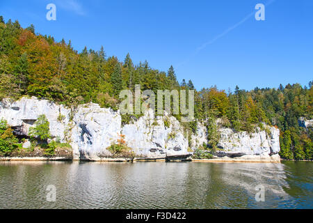 Rocky montagnes du Jura. Septembre 2014, la Suisse. Banque D'Images