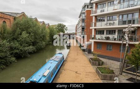 Grand Union canal à Wolverton Banque D'Images