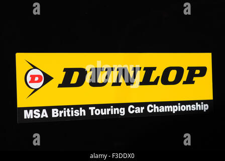 Logo dunlop motorsport Banque D'Images