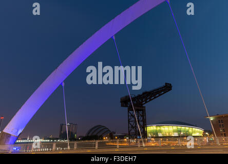 Glasgow Finnieston au repère de l'Arc pont, Glasgow, Écosse, Royaume-Uni, Banque D'Images