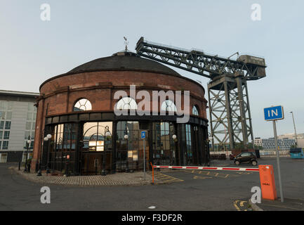 Finnieston crane 'ascenseurs' Rotonde nord,restaurant,Finnieston Glasgow, Écosse, Royaume-Uni, Banque D'Images