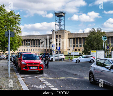 L'aéroport de Berlin Tempelhof Berlin-Tempelhof, Flughaven aérogare Banque D'Images