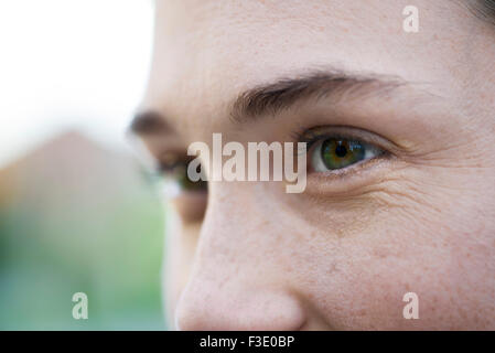 Close-up of woman's eye Banque D'Images