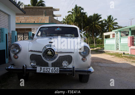 1951 Studebaker Champion, antique de luxe spécial, American vintage car à Playa Larga, République de Cuba Banque D'Images