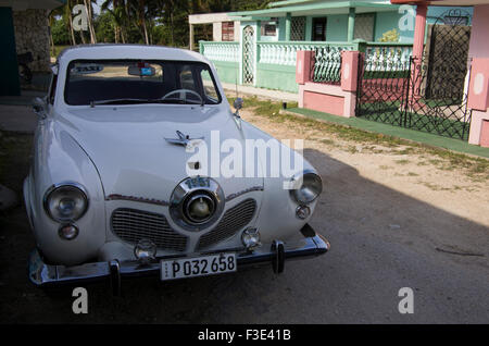 1951 Studebaker Champion, antique de luxe spécial, American vintage car à Playa Larga, République de Cuba Banque D'Images