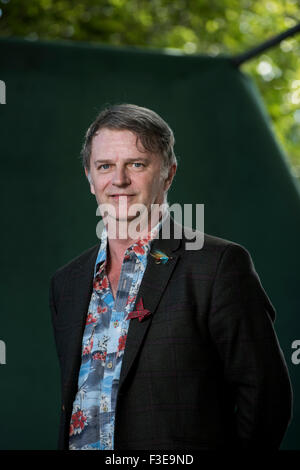 L'écrivain britannique, acteur, comédien, animateur de radio et de télévision, Paul Merton. Banque D'Images