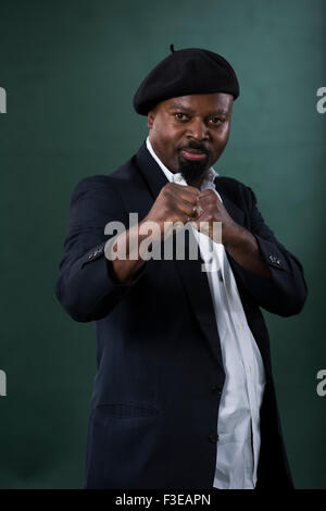 Romancier et poète nigérian Ben Okri OBE FRSL. Banque D'Images