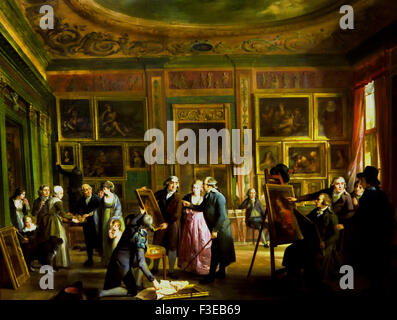 La Galerie d'Art de Josephus Augustinus Brentano 1790 - 1799 Adriaan de Lelie 1755 - 1820 Pays-Bas Néerlandais Banque D'Images