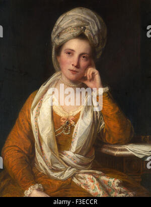 Sir Joshua Reynolds - Mme Horton, plus tard de la Vicomtesse Maynard Banque D'Images