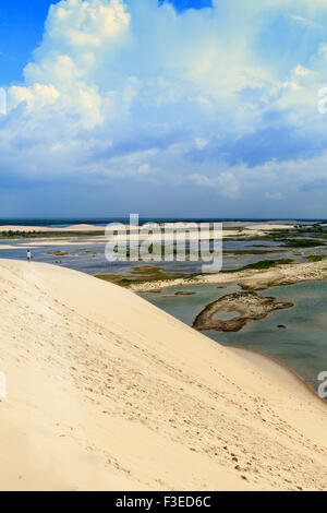 Le Duna do Funil dans le Parc National de Jericoacoara Banque D'Images