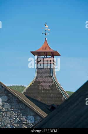 Le monde célèbre Wm. Grant & Sons Whiskey Distillery Dufftown dans le Banffshire en Écosse au Royaume-Uni. 10 103 SCO. Banque D'Images