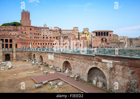 Fori Imperiali et Casa dei Cavalieri di Rodi, Rome, Italie Banque D'Images