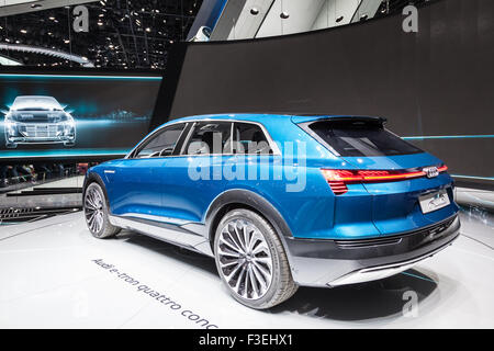 Audi e-tron Quattro concept à l'IAA International Motor Show 2015 Banque D'Images