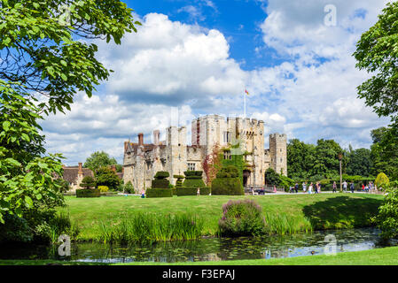 Le château de Hever, maison de famille de Anne Boleyn, Hever, Kent, England, UK Banque D'Images
