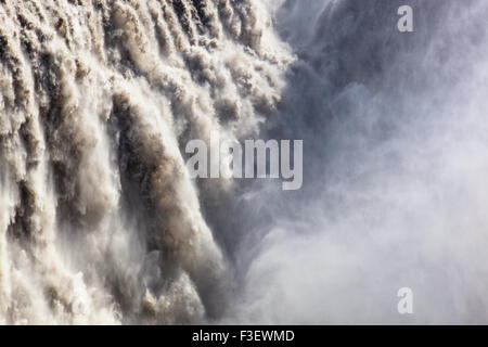 Geografie, Dettifoss, Wasserfall, Island Banque D'Images