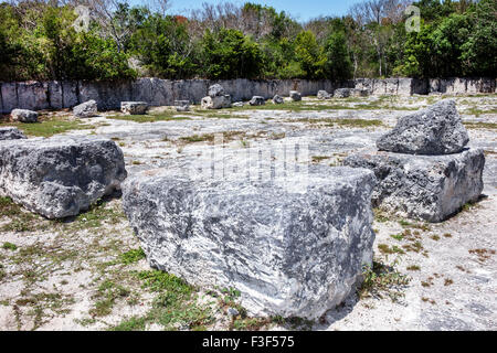 Florida Keys,Islamorada,Windley Key Fossil Reef Geological State Park,carrière de corail historique,clés,FL150508037 Banque D'Images