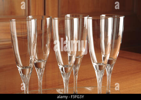 Verres à champagne Banque D'Images