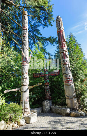 Capilano Suspension Bridge Park Banque D'Images