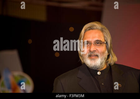 DR. Vijay Mallya Président United Breweries PAS MR Banque D'Images