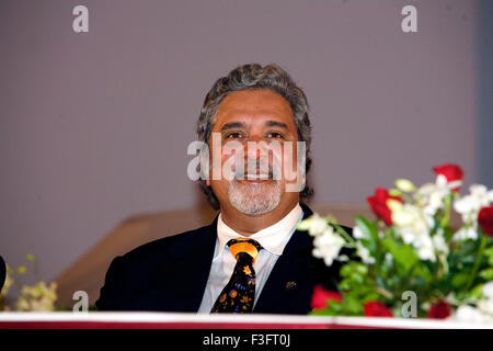 DR. Vijay Mallya Président United Breweries PAS MR Banque D'Images