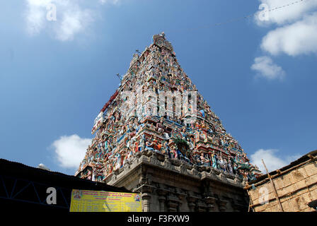 Kapaleswara Rajagopuram tour du temple de Shiva temple Mylapore Chennai ; ; ; ; Tamil Nadu Inde Banque D'Images
