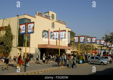 Vue de la gare ferroviaire de l'ouest ; Indore Madhya Pradesh ; Inde ; Banque D'Images