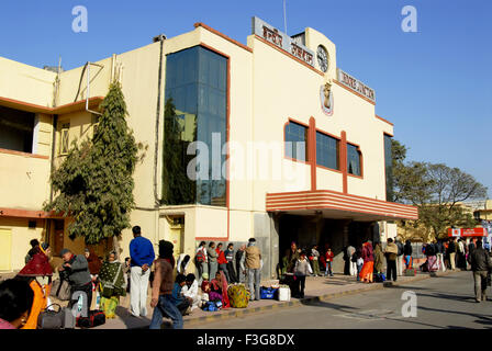 Vue de la gare ferroviaire de l'ouest ; Indore Madhya Pradesh ; Inde ; Banque D'Images