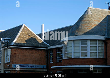 Harrow High School ; Londres ; Angleterre ; Royaume-Uni ; Royaume-Uni Banque D'Images