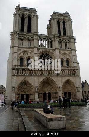 Notre Dame ; notre Dame de Paris ; Cathédrale catholique ; Cathédrale notre Dame de Paris ; Paris ; France ; Français ; Europe ; Européen Banque D'Images